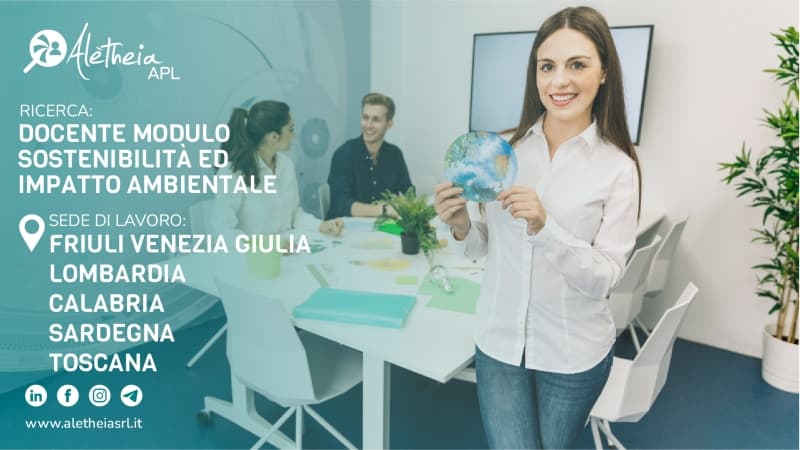 DOCENTE MODULO SOSTENIBILITA' ED IMPATTO AMBIENTALE